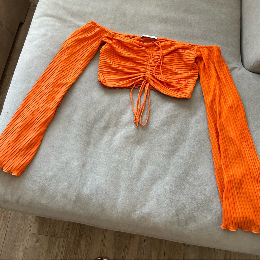 Zara off the shoulder top